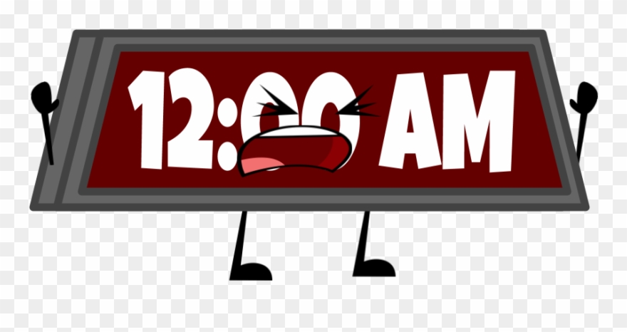 Alarm Clock Pose - Billboard Clipart