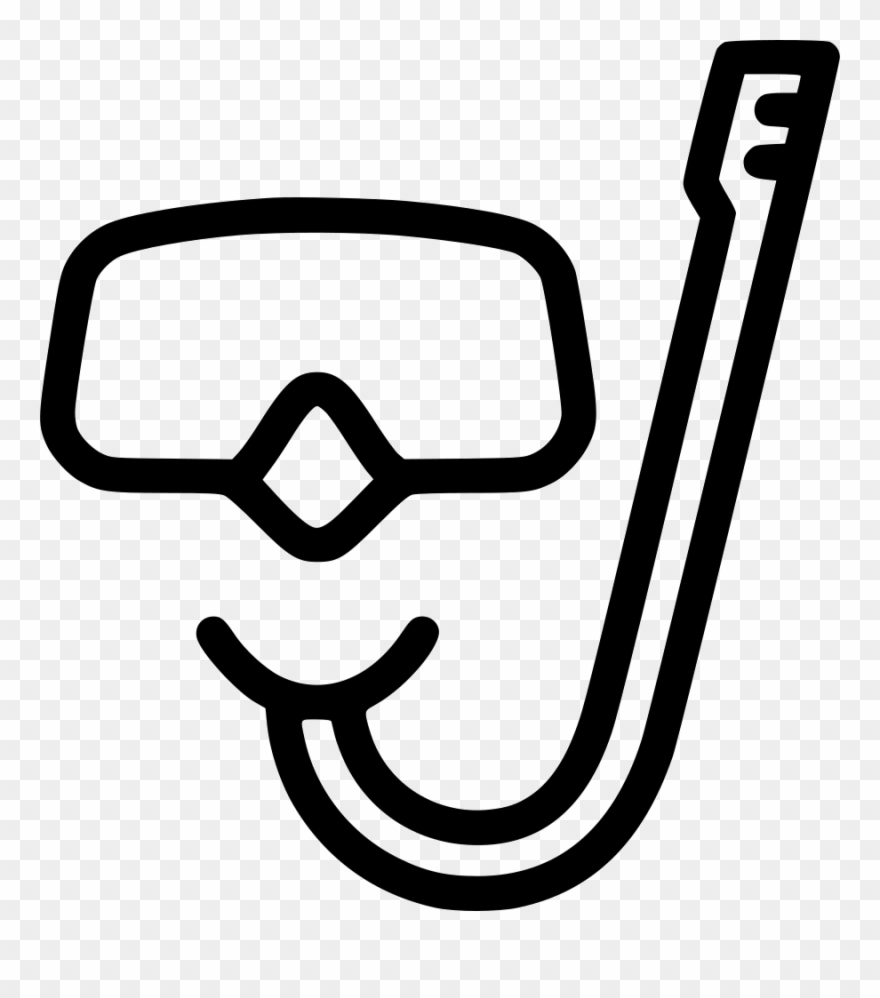 Snorkel, Diving Mask Png - Snorkel Outline Clipart