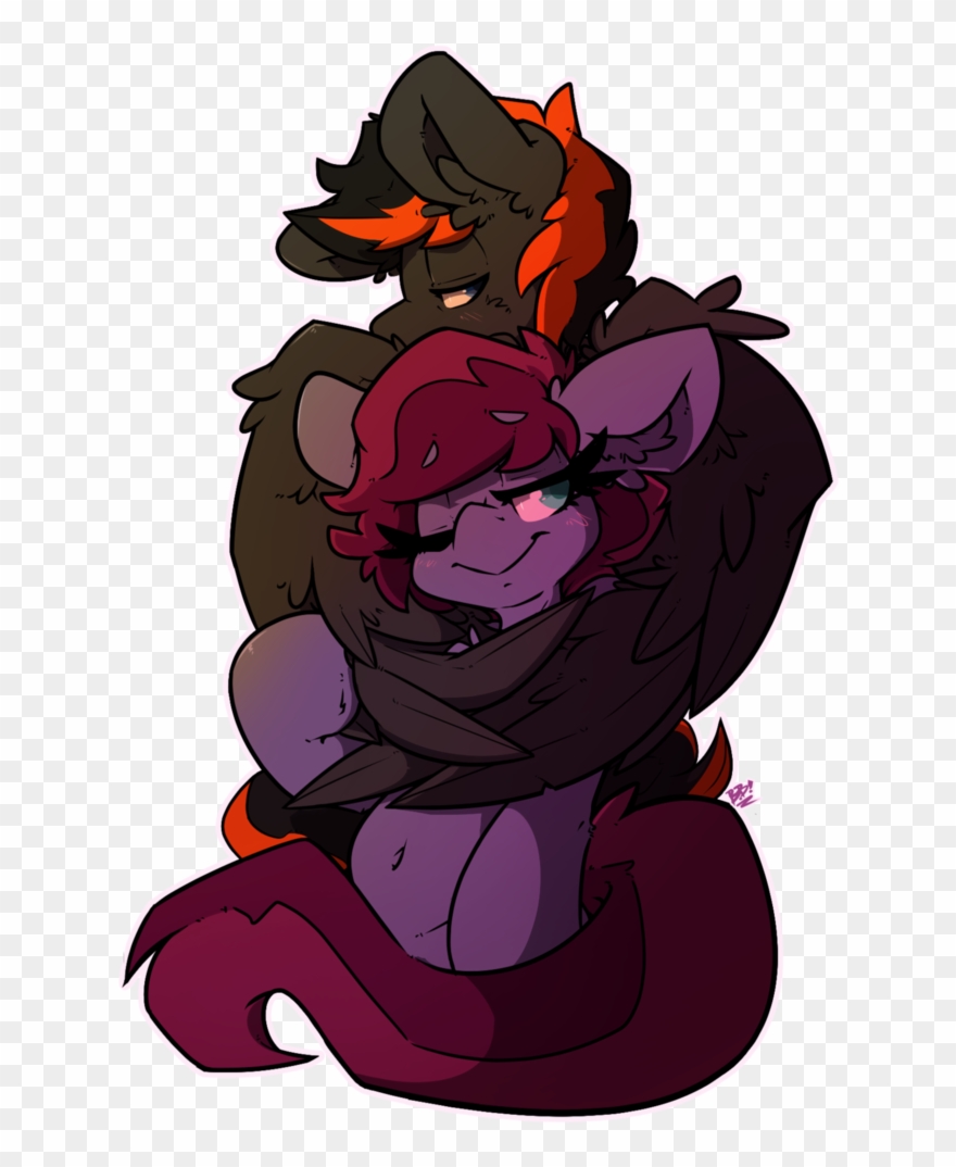 Bbsartboutique, Blafted, Cuddling, Female, Hippogriff, - Cartoon Clipart