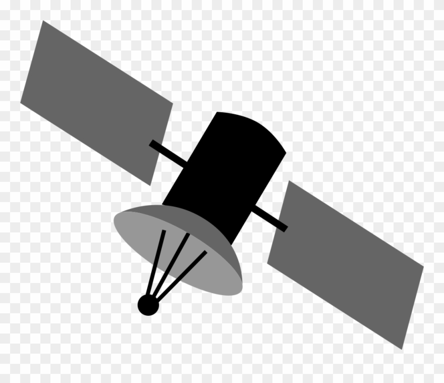 Open - Satellite Png Cartoon Clipart