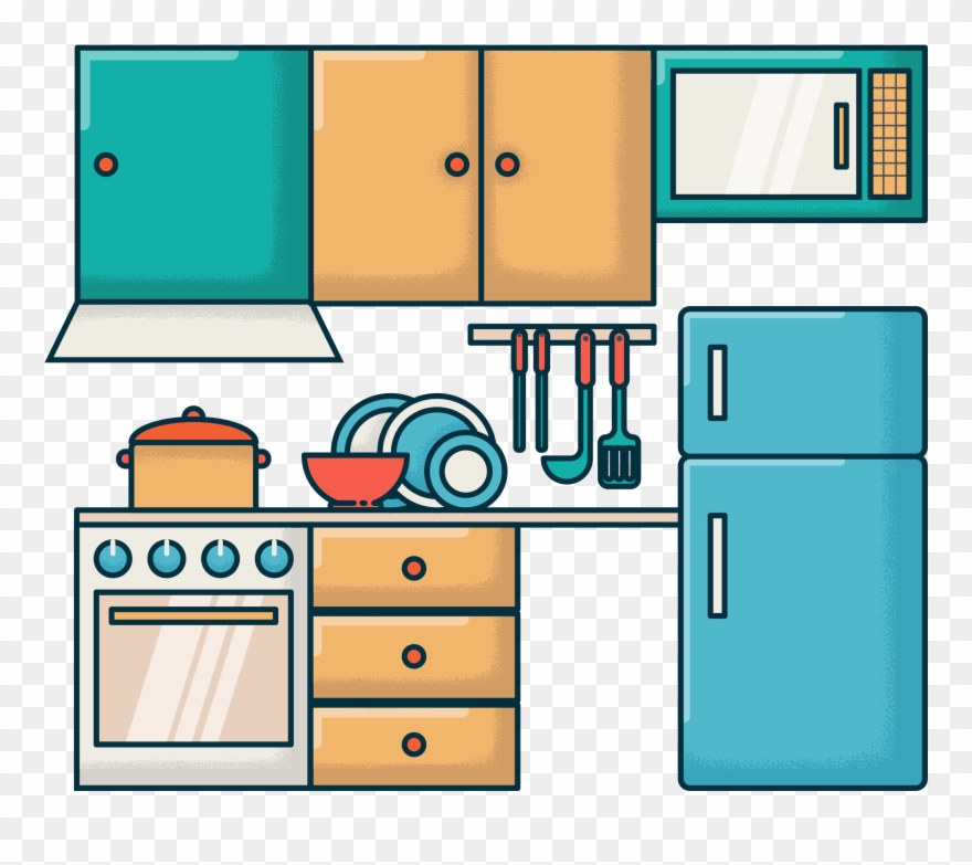 Culinary School - Cabinetry Clipart