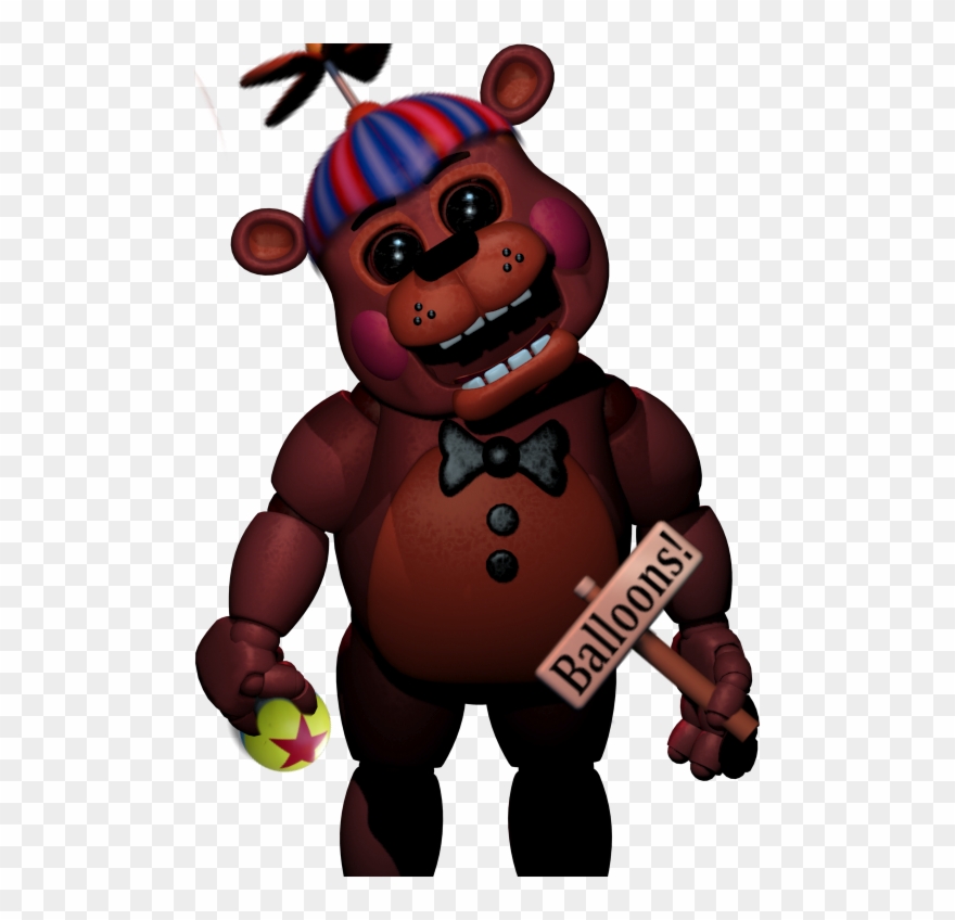 Carl The Circus Bear By Fredbeartheanimatron - Five Nights Of Freddy Png Clipart