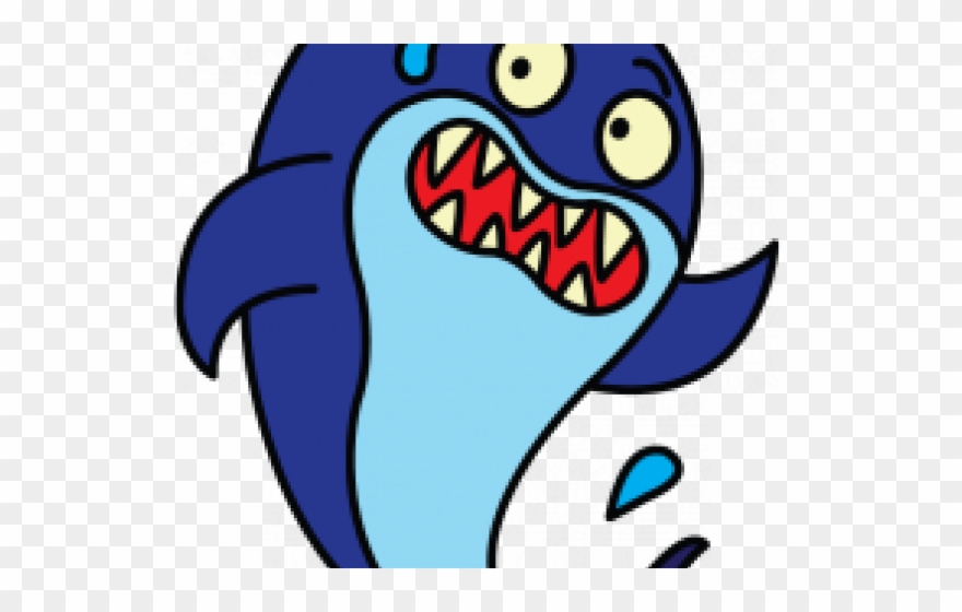 Drawn Shark Abstract - Baby Shark Easy Drawing Clipart