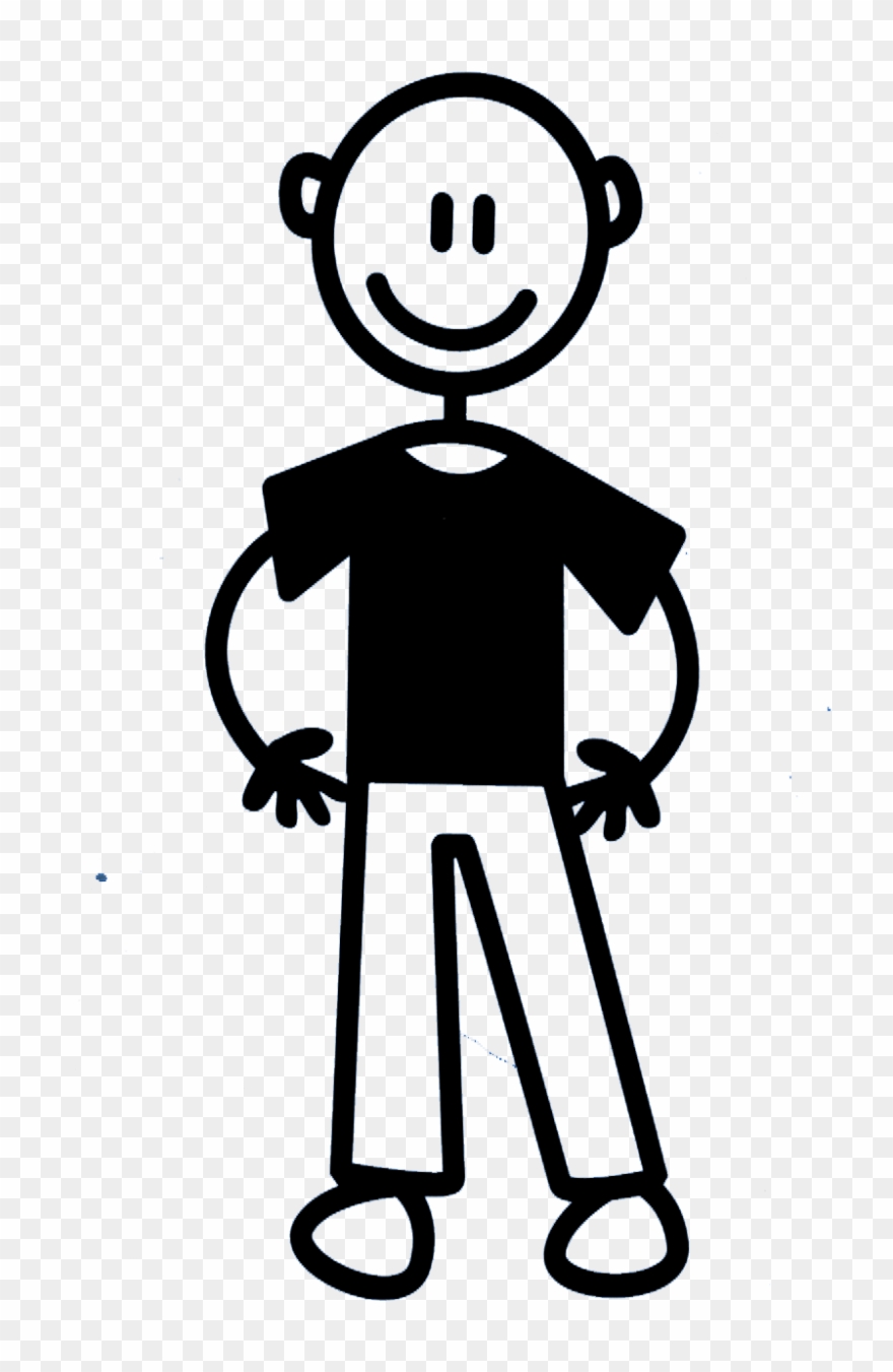 Father Bald - Boneco De Palito Com Barba Clipart