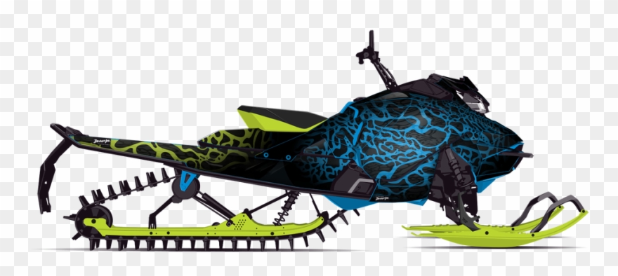 Poison - Snowmobile Cost Clipart