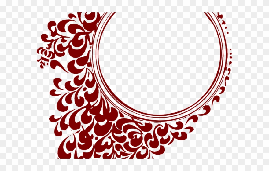 Vector Frame Clipart Victorian Frame - Transparent Circle Border Design - Png Download