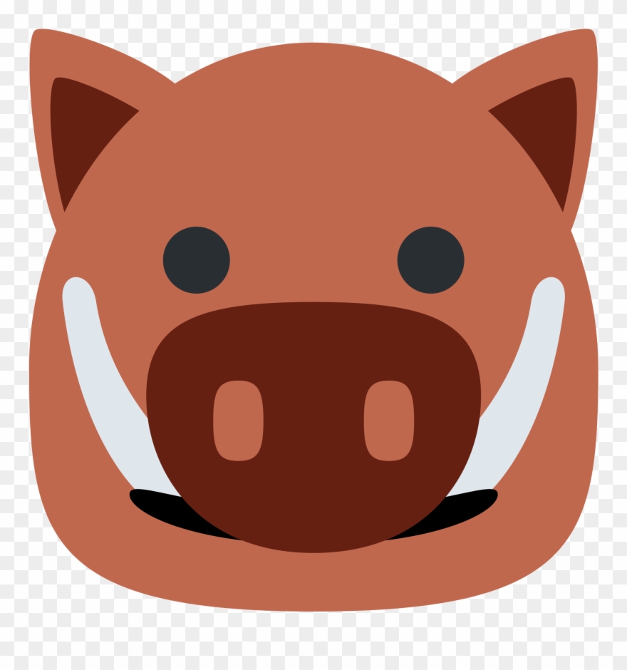 Boar - Boar Emoji Clipart
