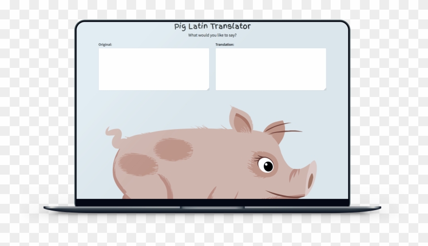 Domestic Pig Clipart