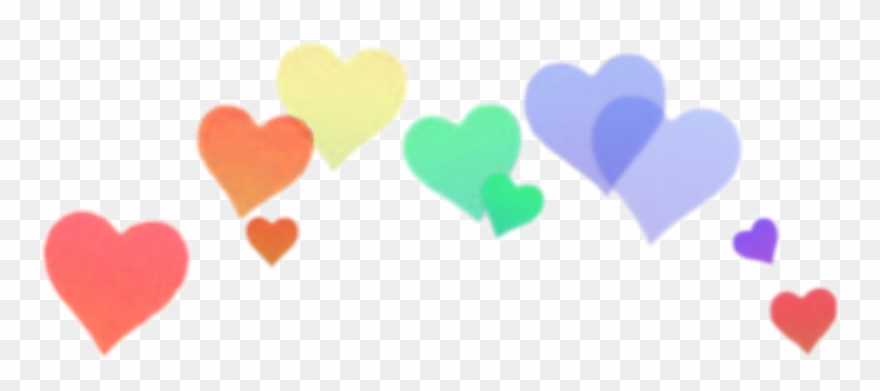 Black Heart Crowns Png Clipart