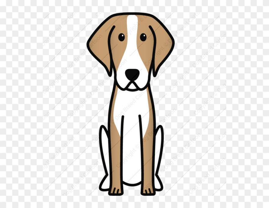 Hound Clipart American Foxhound - Farm Dog Cartoon - Png Download