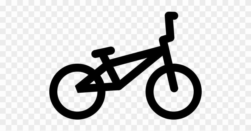 Cycling Bmx Rubber Stamp - Bicycle Clipart