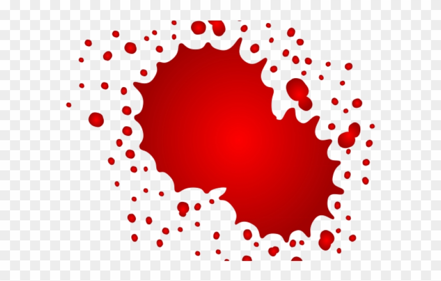 Splatter Clipart Minecraft Blood - Minecraft Blood Transparent - Png Download
