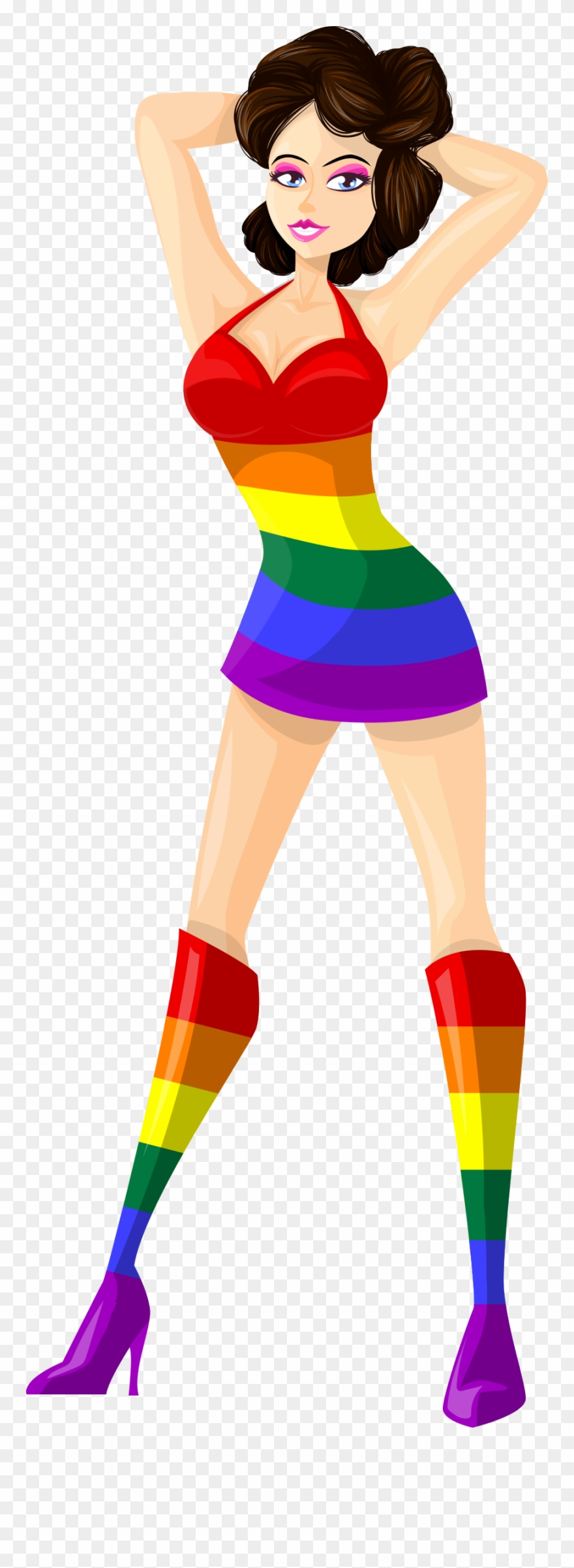 This Free Icons Png Design Of Young Lady 2 Clipart