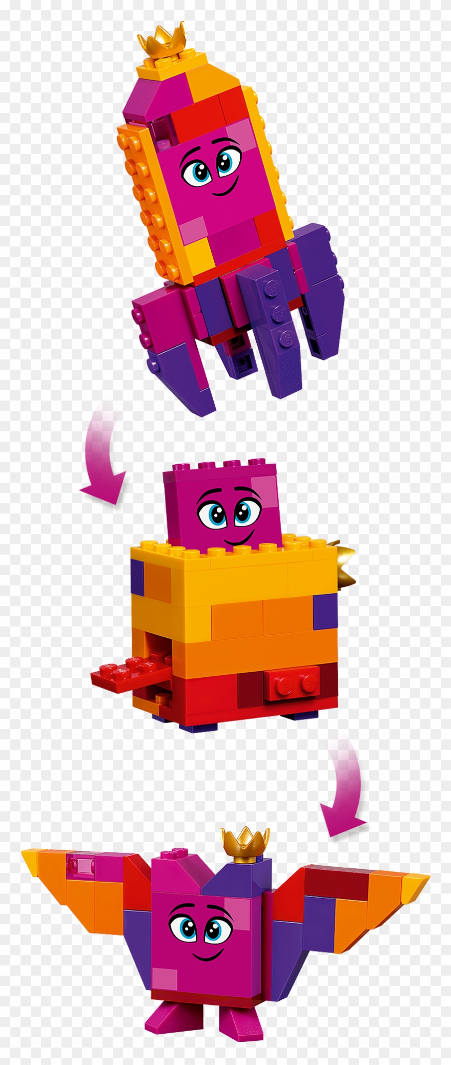 Lego The Lego Movie 2 Queen Watevra's Build Whatever - 70825 Lego Clipart