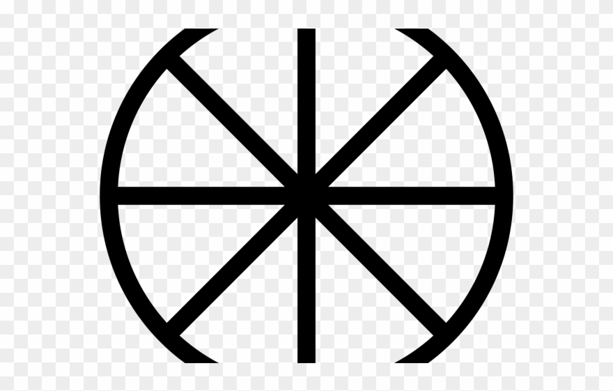 Wheel Of Dharma Png Transparent Images - Magic Symbol Clipart