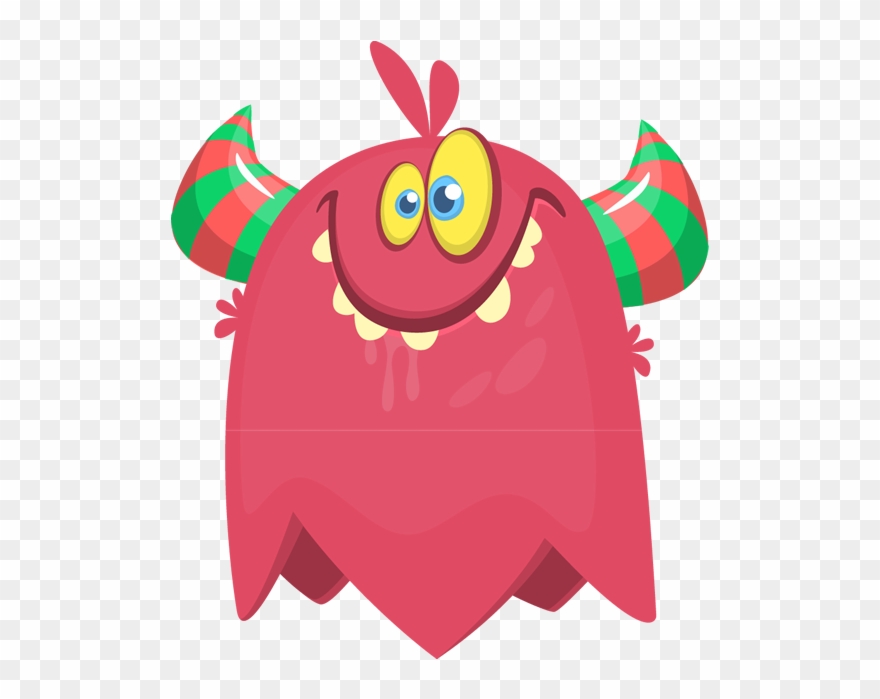 Dumb Smiling Monster - Monsters With Three Eyes Clipart