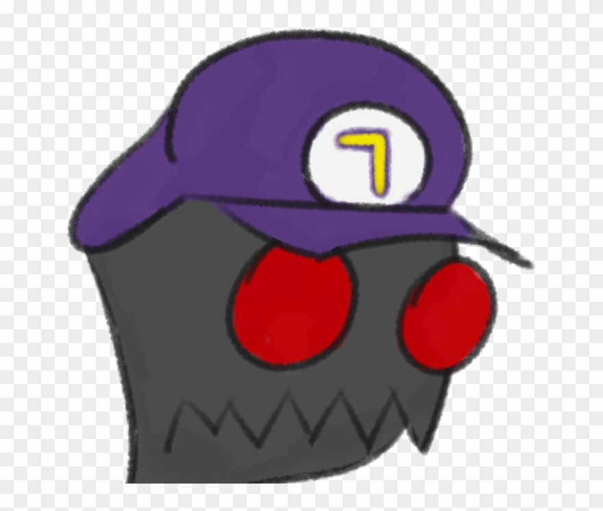 Waluigi Hat Png - Cartoon Clipart