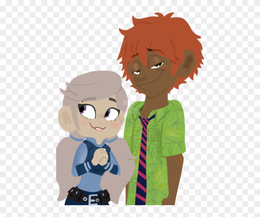 Judy Hopps Nick Wilde Zootopia Humanized Zootopia Humanized - Cartoon Clipart