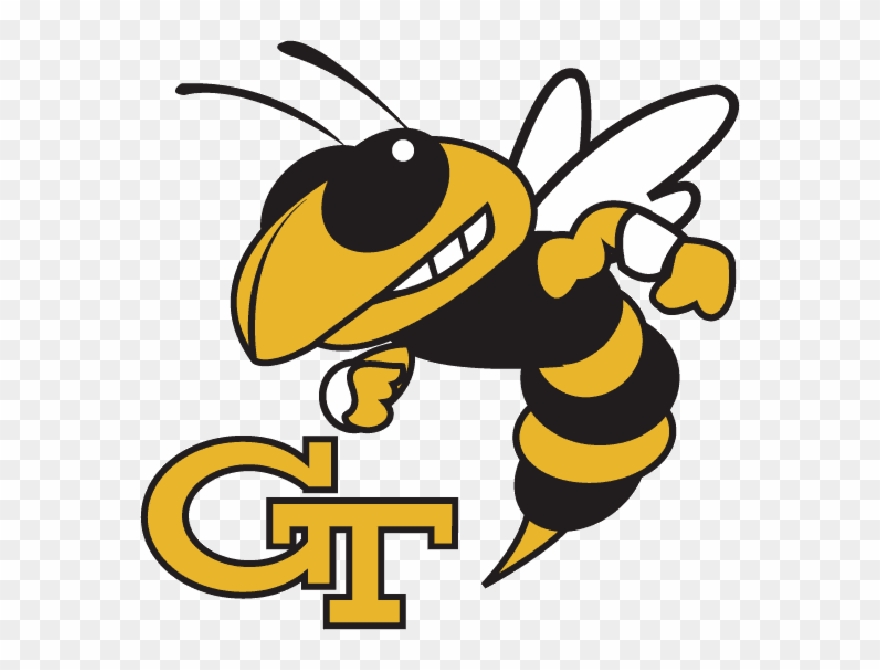 Gtlogowithbuzz - Georgia Tech Yellow Jackets Logo Clipart