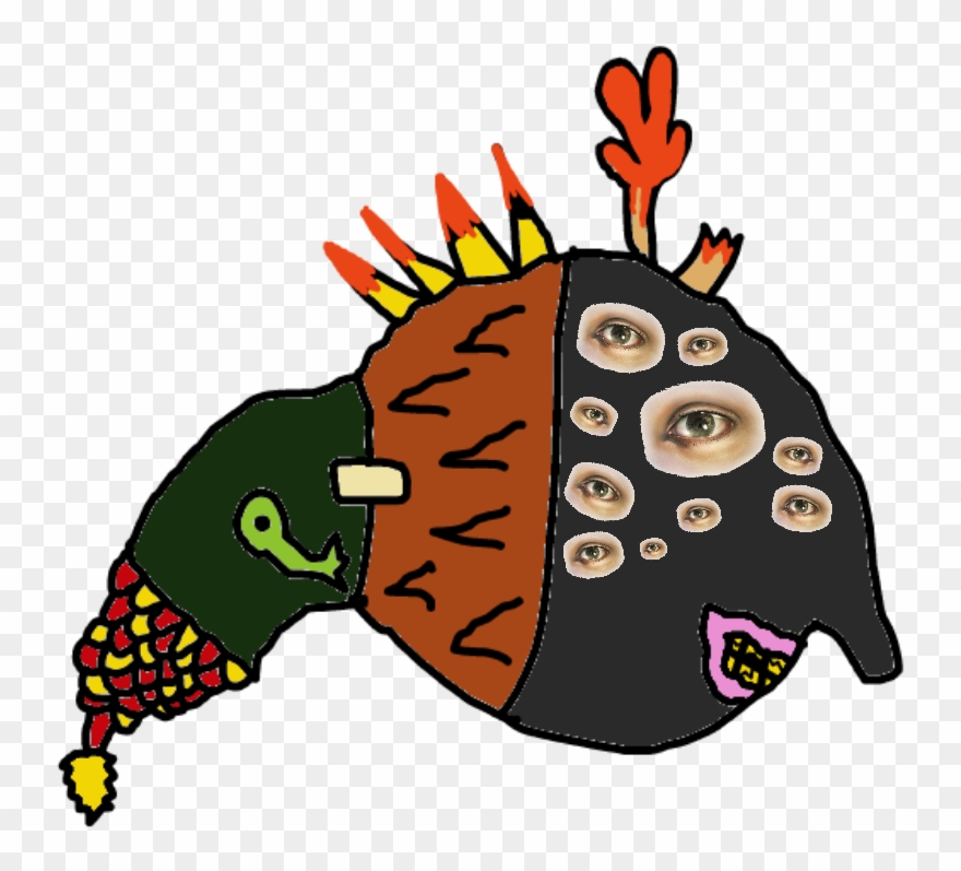 Some Monstrosity From The Woods Clipart