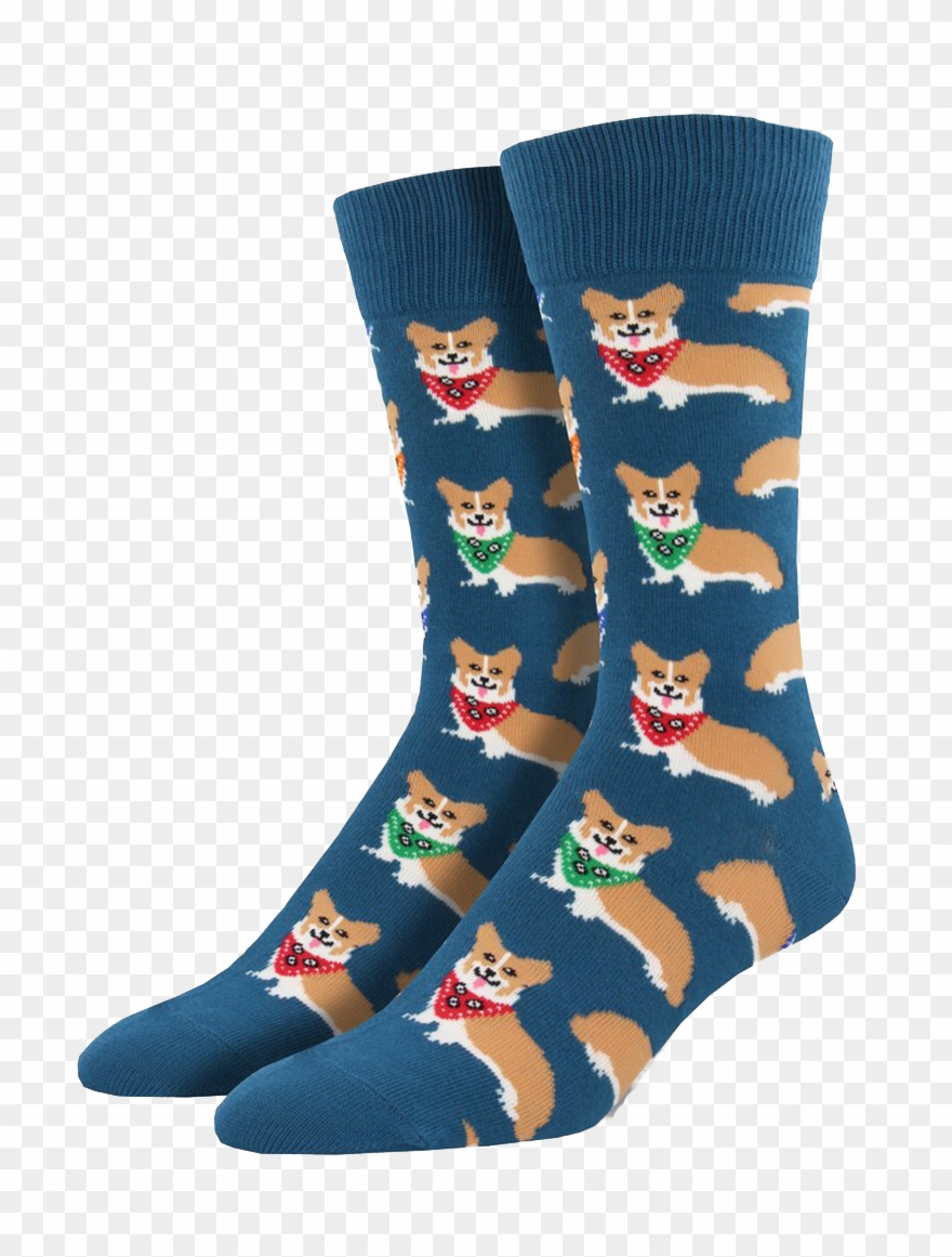 Oh My Corgi - Corgi Socks For Men Clipart