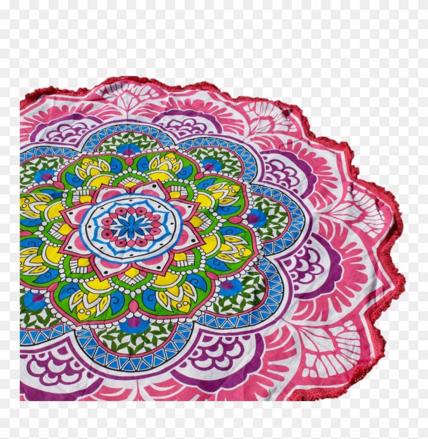 Mat Clipart Picnic Blanket - Circle - Png Download