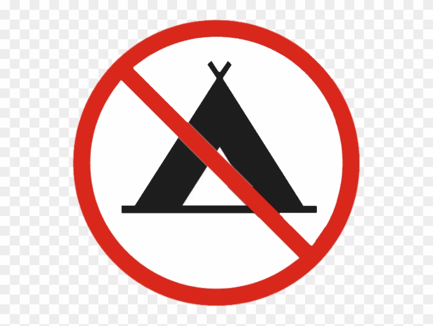No Camping - Smoking Is Dangerous To Health Clipart
