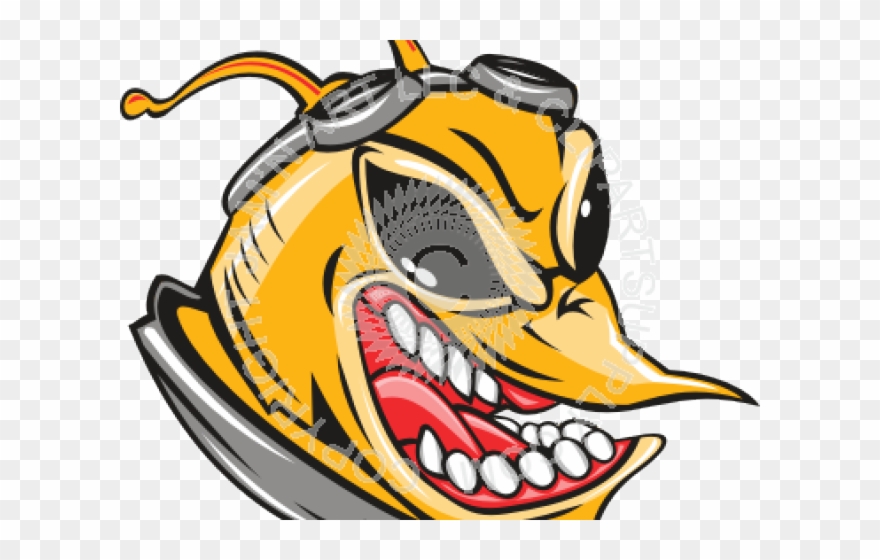 Hornet Clipart Head - Png Download