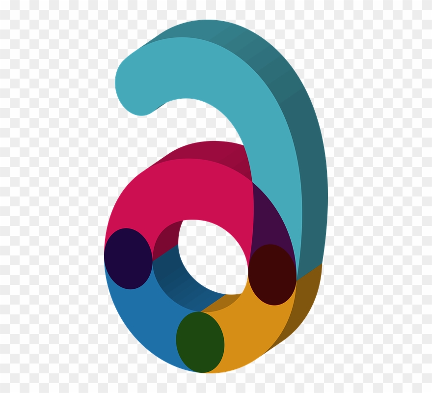 Clipart Of Six, Numerical Number One And Angka - Circle - Png Download