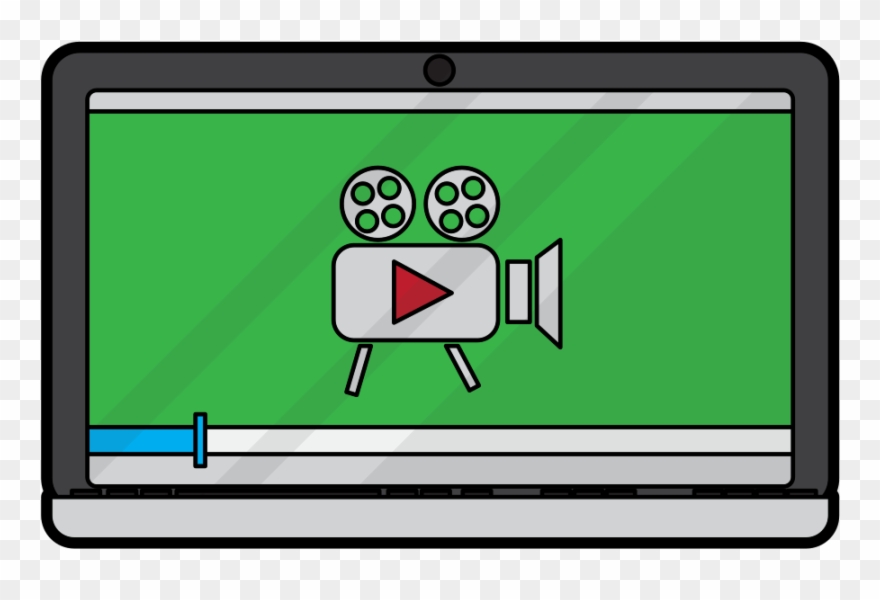 Cartoon Mobile Tablet Streaming A Video Online - Led-backlit Lcd Display Clipart