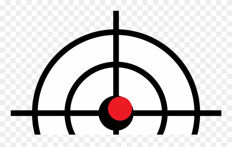 Por Qué Necesito Fijar Objetivos Para Mis Clases Bíblicas - Bullseye Crosshairs Clipart