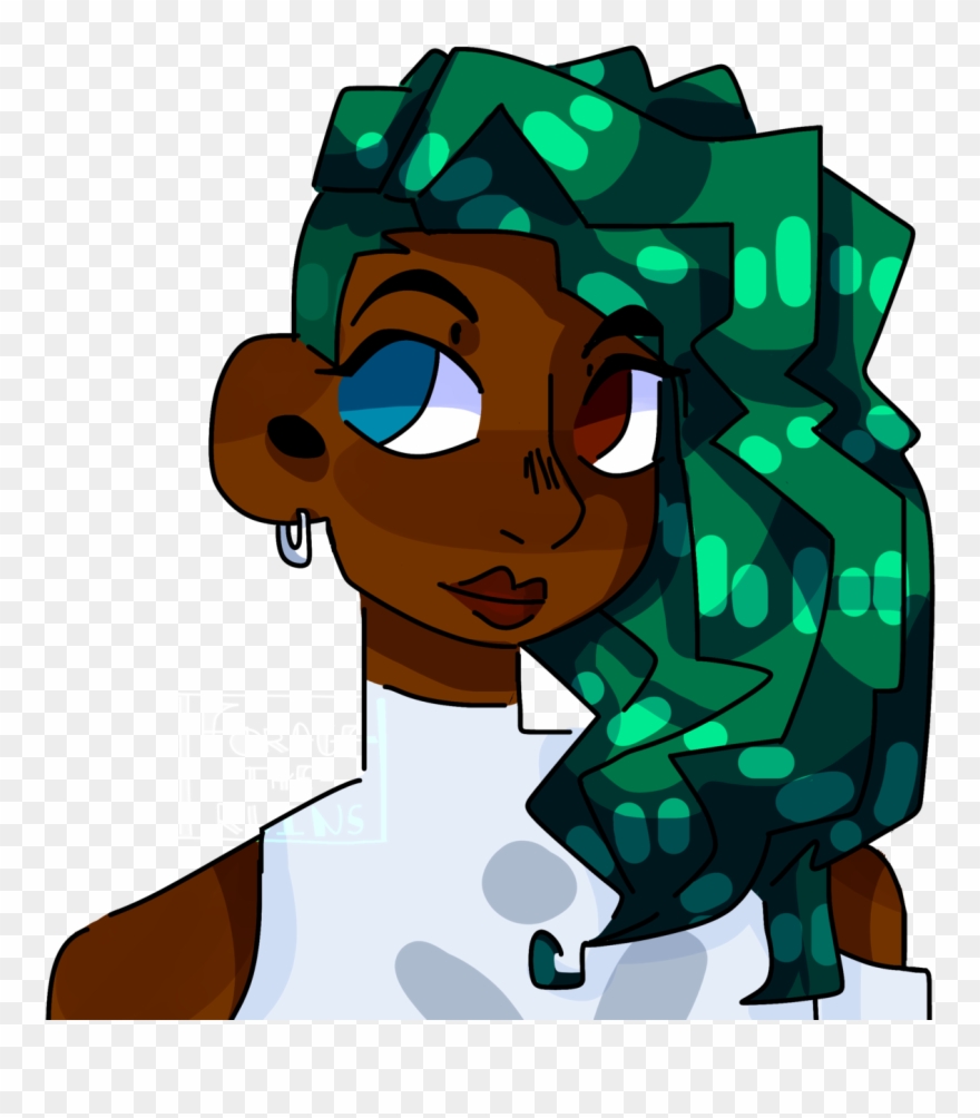 Fanart Of Jade Ovata, From @aloecomic By @glowbat 12 - Cartoon Clipart