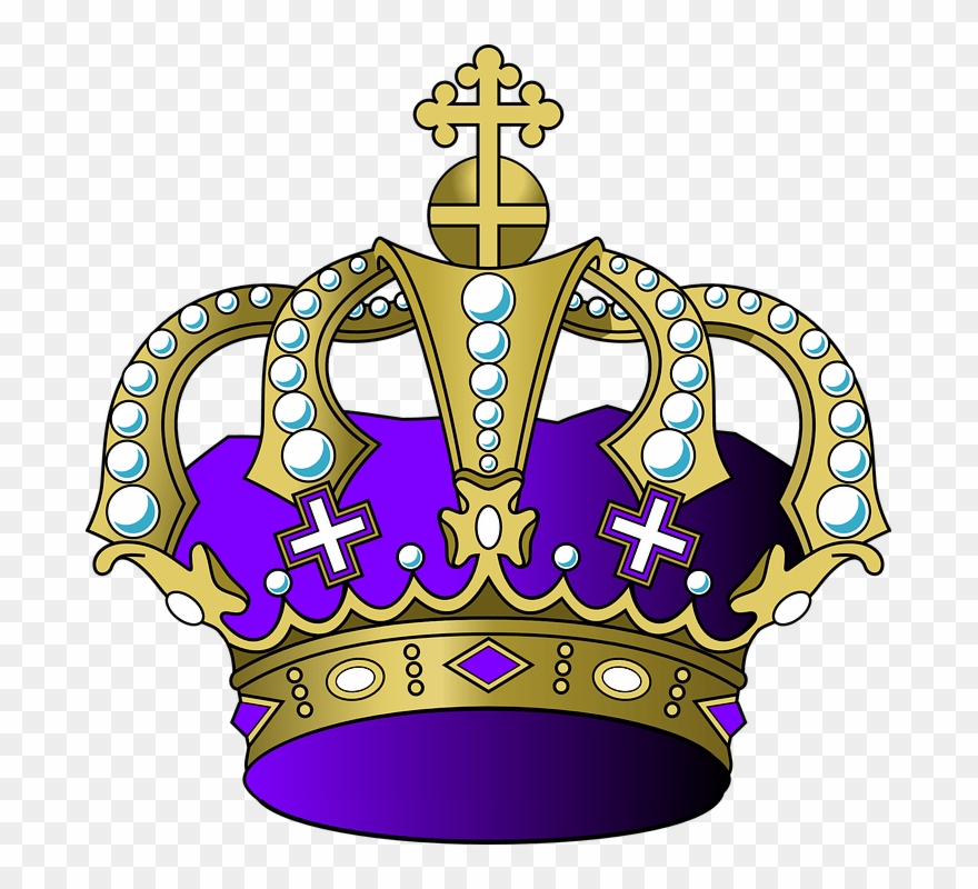 Crown Royal Clipart Crown Prince - Purple And Gold Crown Png Transparent Png