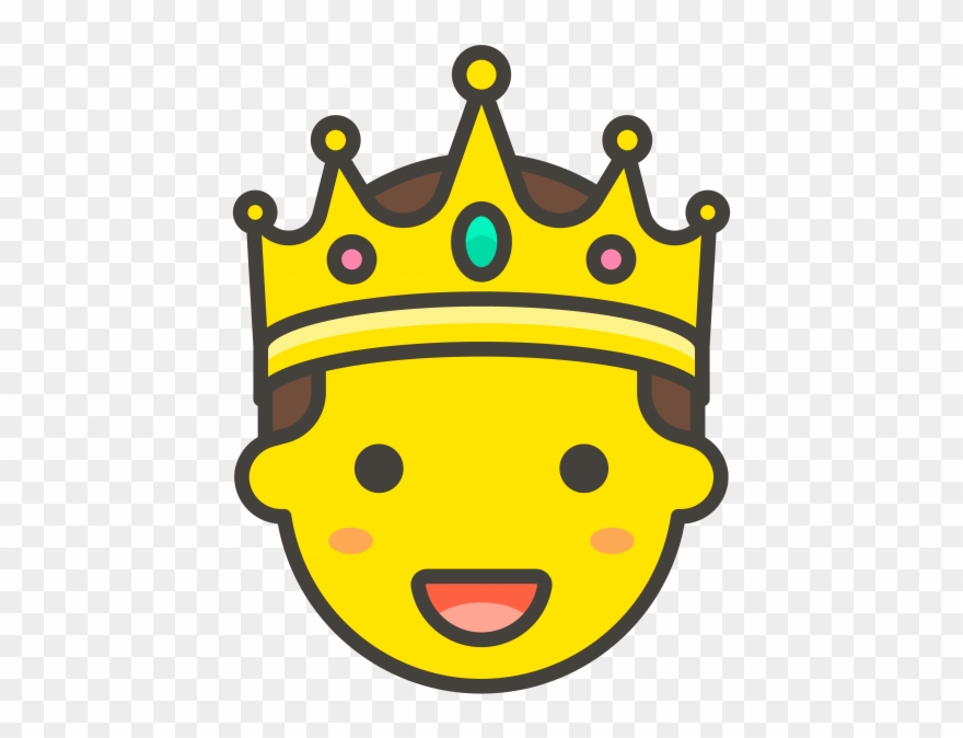 Prince Emoji - Princess Icon Png Clipart