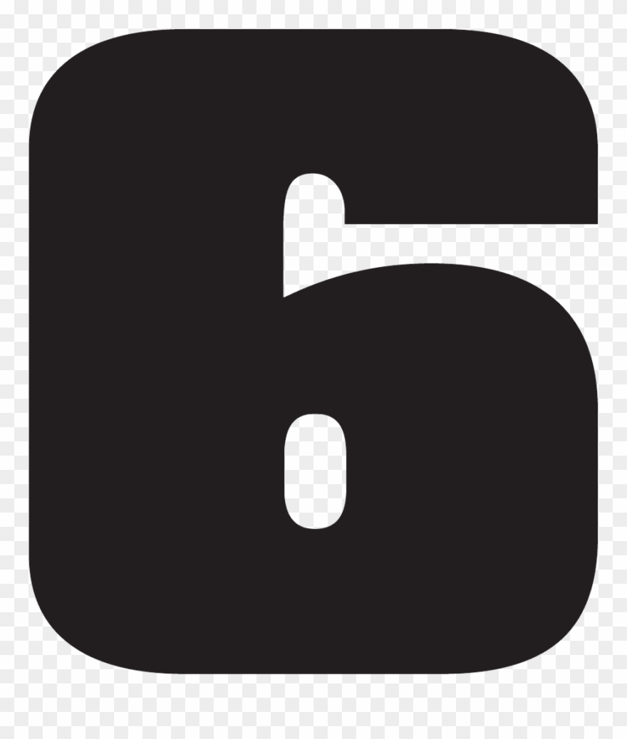 Number 6 Png Clipart