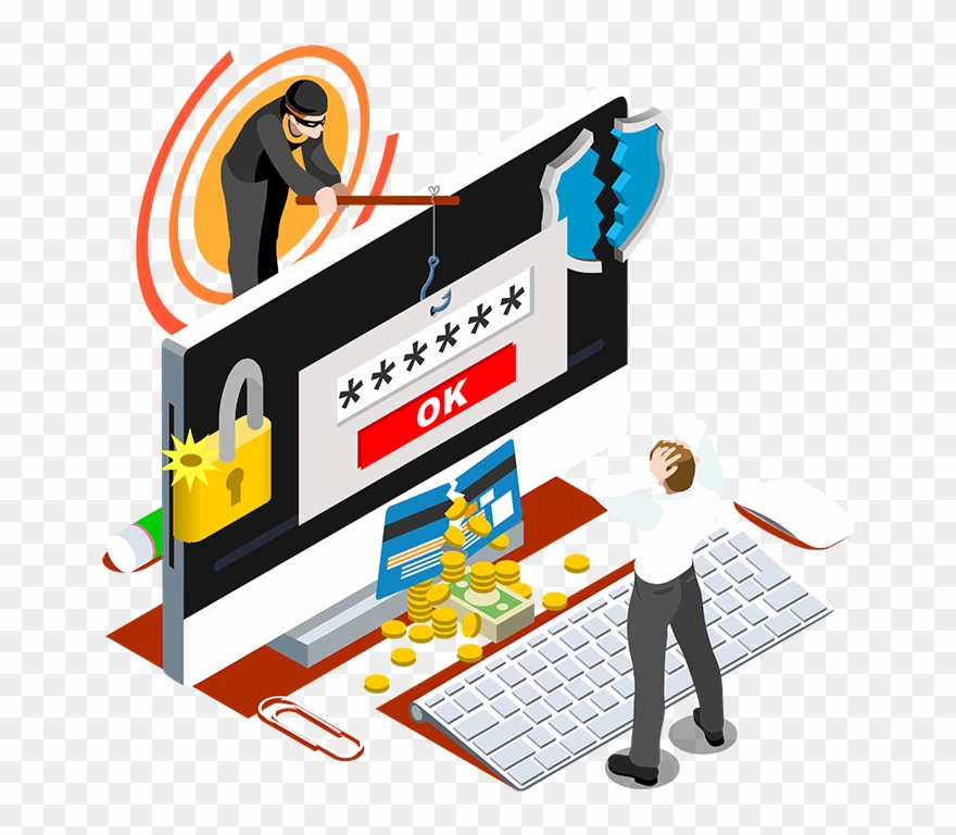 Fraud Isometric Clipart