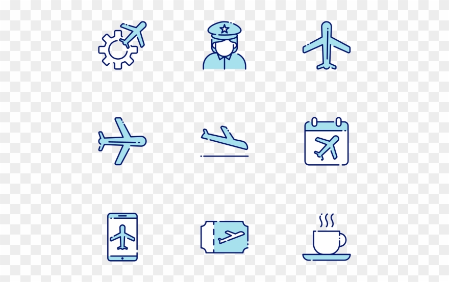 Aviation - Science Icons Clipart