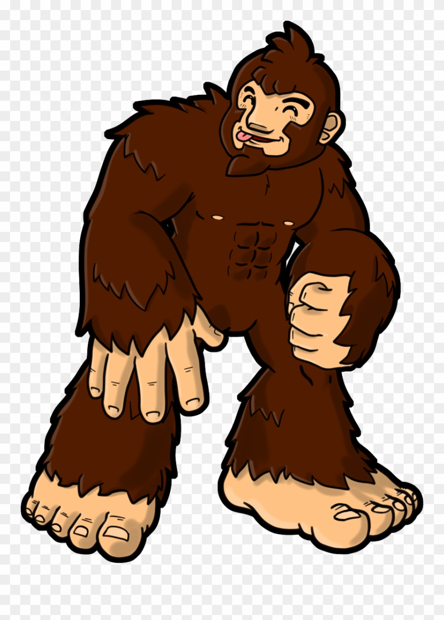 Big Foot Clip Art - Png Download