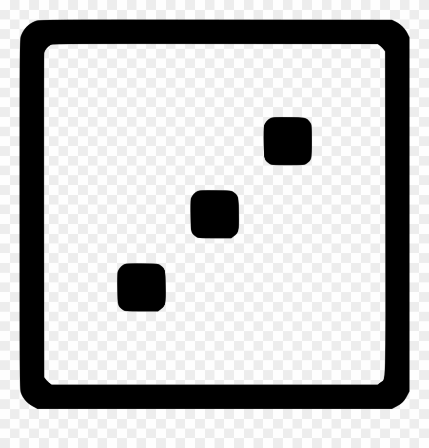 Dice Three Comments - Tablet Computer Clipart
