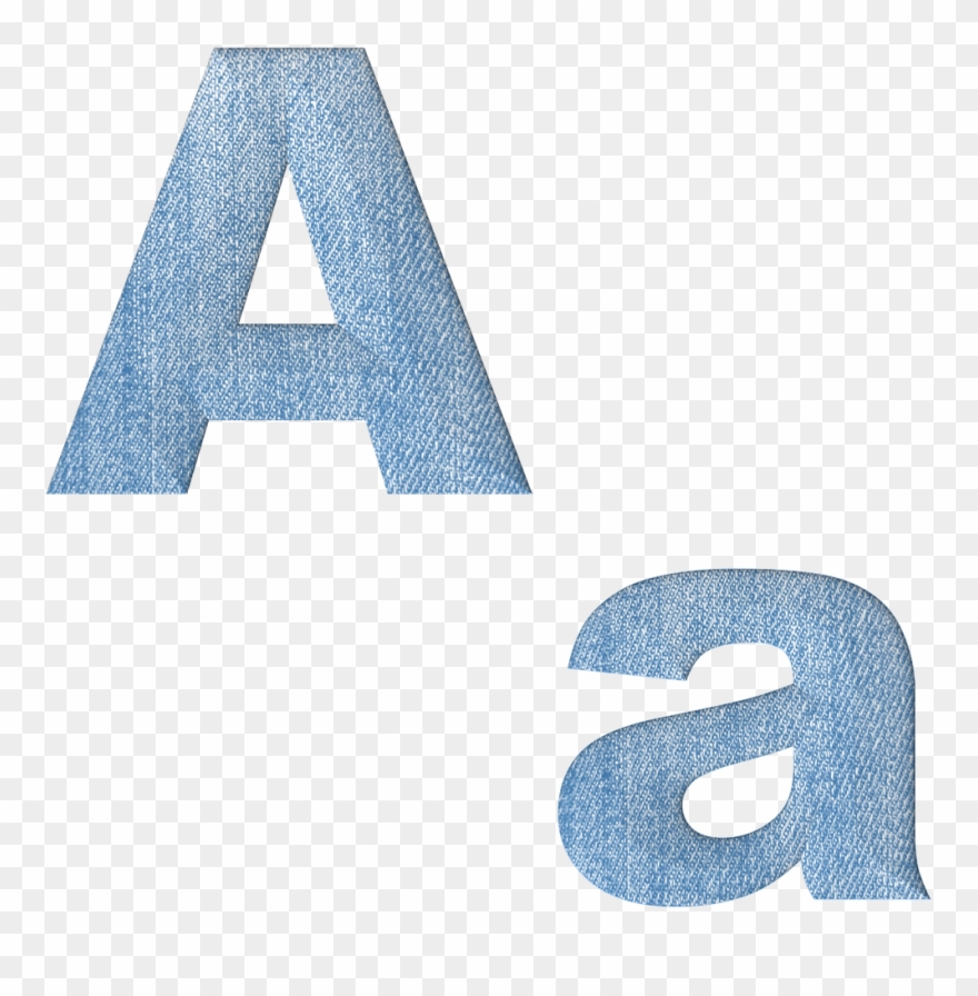 Fabric 3d Denim - Png Denim Letters Clipart
