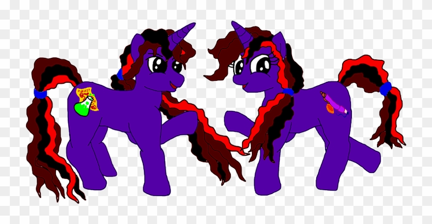 Lycanianspike, Oc, Oc Only, Rule 63, Safe, Twins - Cartoon Clipart