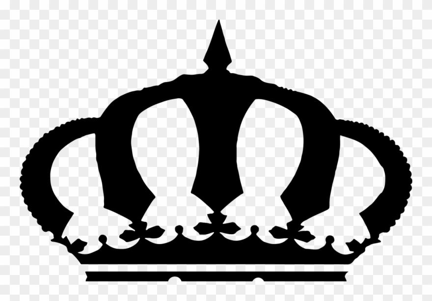 Crown Svg Clip Art Illustration By Arcsmultidesignsshop - Crown Silhouette - Png Download
