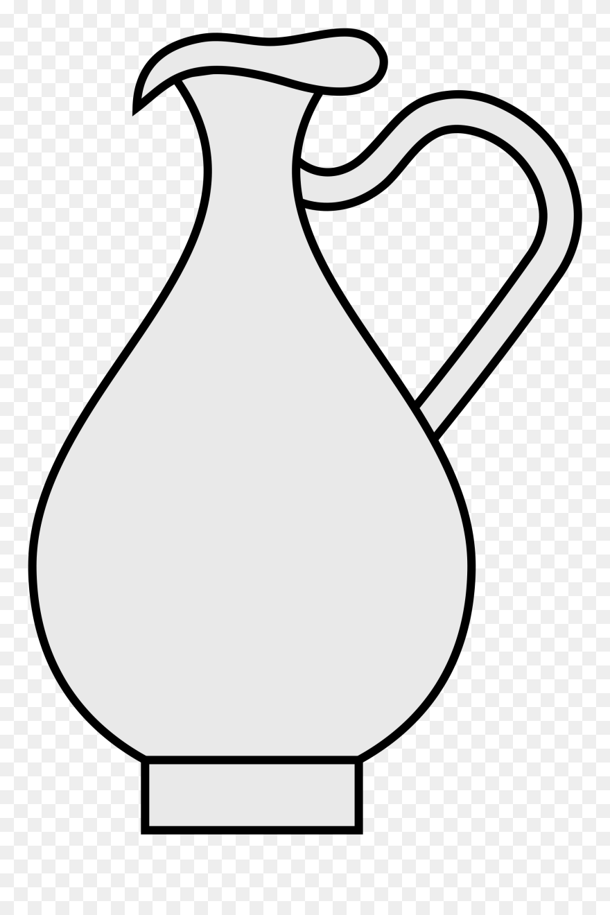 Coa Illustration Elements Pot Pitcher - Line Art Clipart