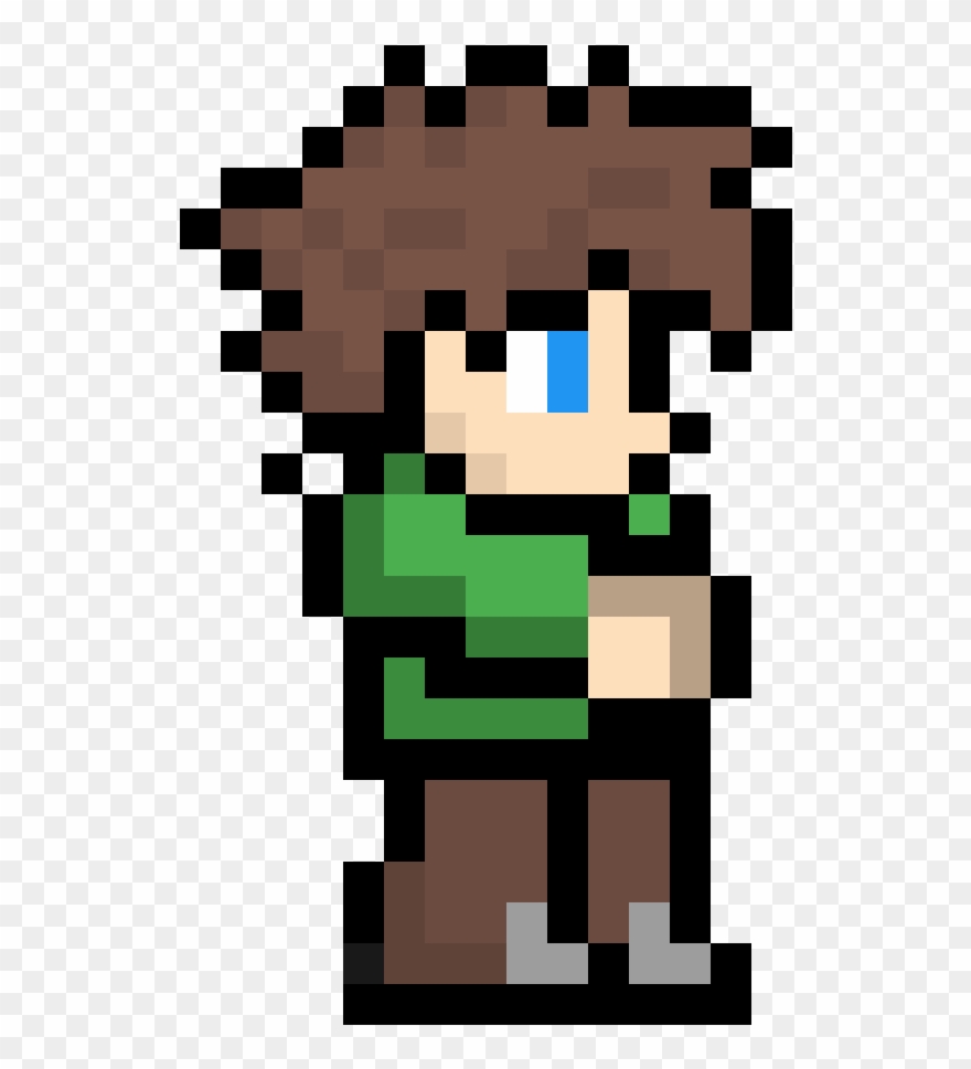 Terraria - Terraria Character Pixel Art Clipart