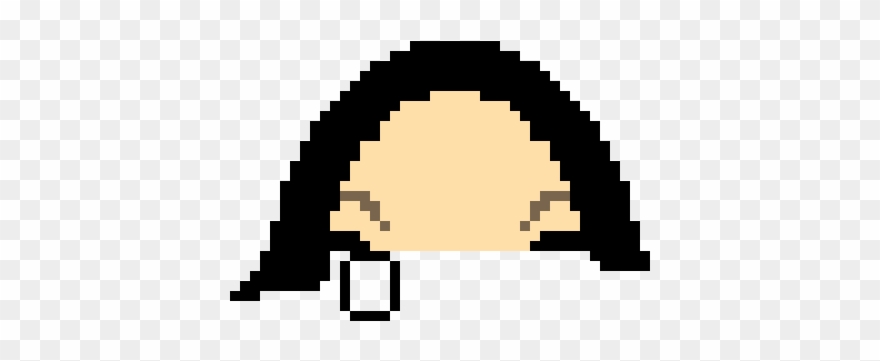 Snape Pixelart - Pattern Cross Stitch Frida Kahlo Clipart