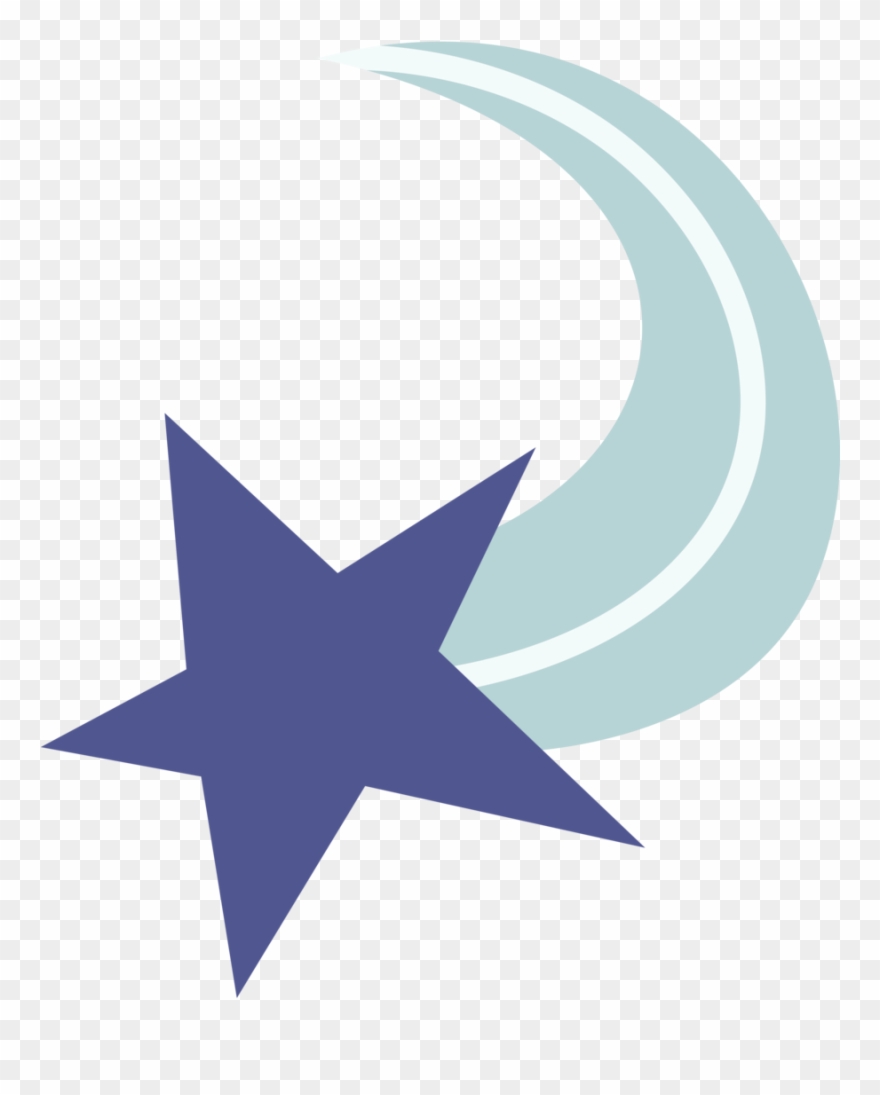 Shooting Stars Transparent Background - Mlp Star Cutie Mark Clipart