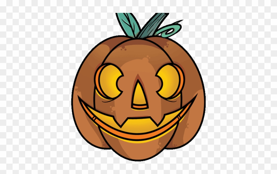 Creepy Clipart Pumpkin - Drawing - Png Download