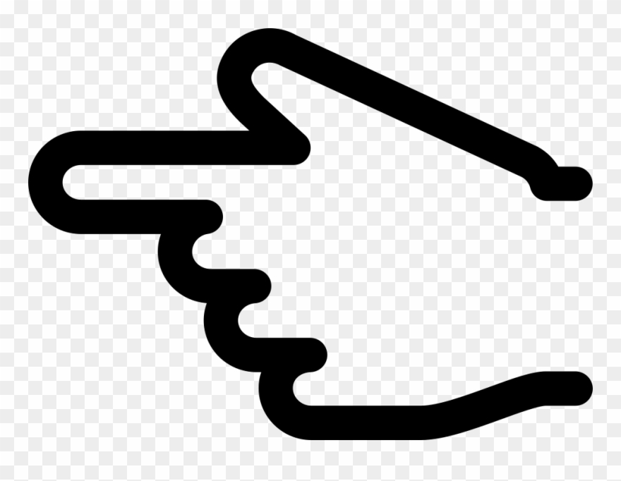 Hand Point Left Comments Clipart