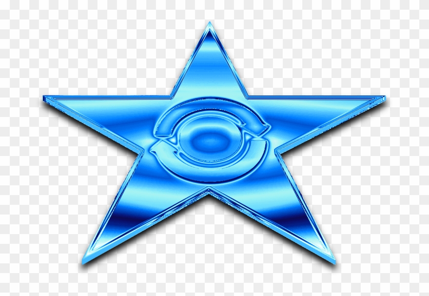 Rc Star Blue By Dragoth - Blue Star Pngs Clipart