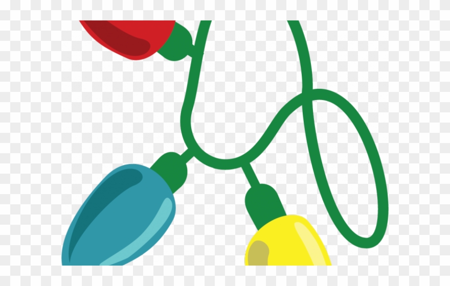 Christmas Lights Clipart Public Domain - Led Lights Clipart - Png Download